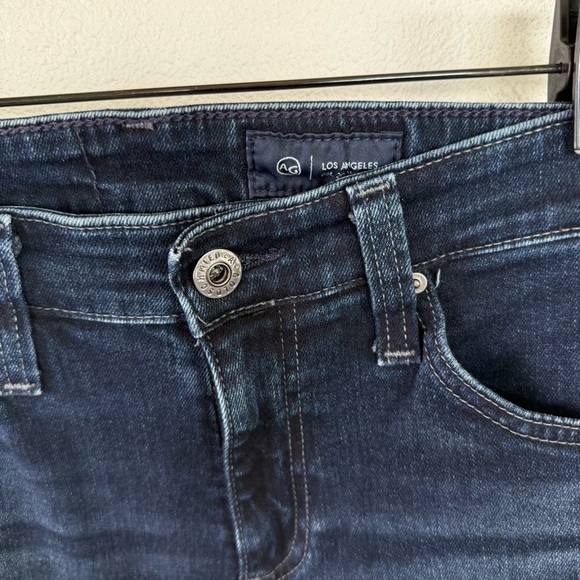 AG Mari Slim Straight Leg Jeans Plaza Denim Dark Blue Casual Women’s Size 24 - Picture 8 of 14